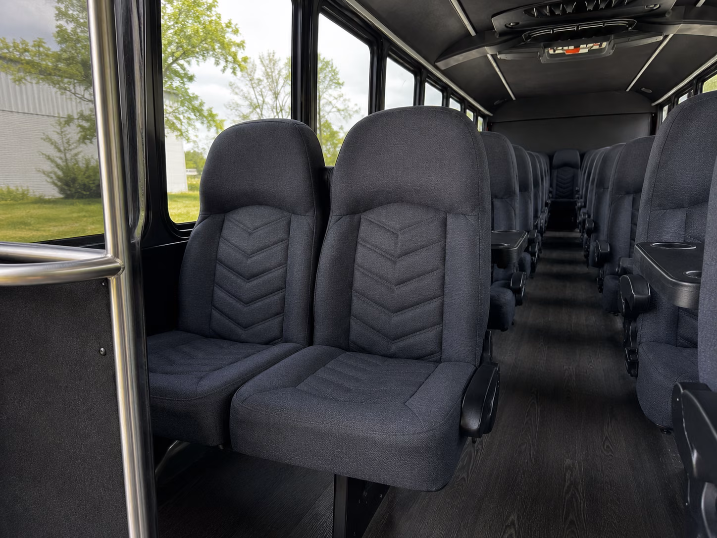 jurupa valley 18 passenger minibus inside