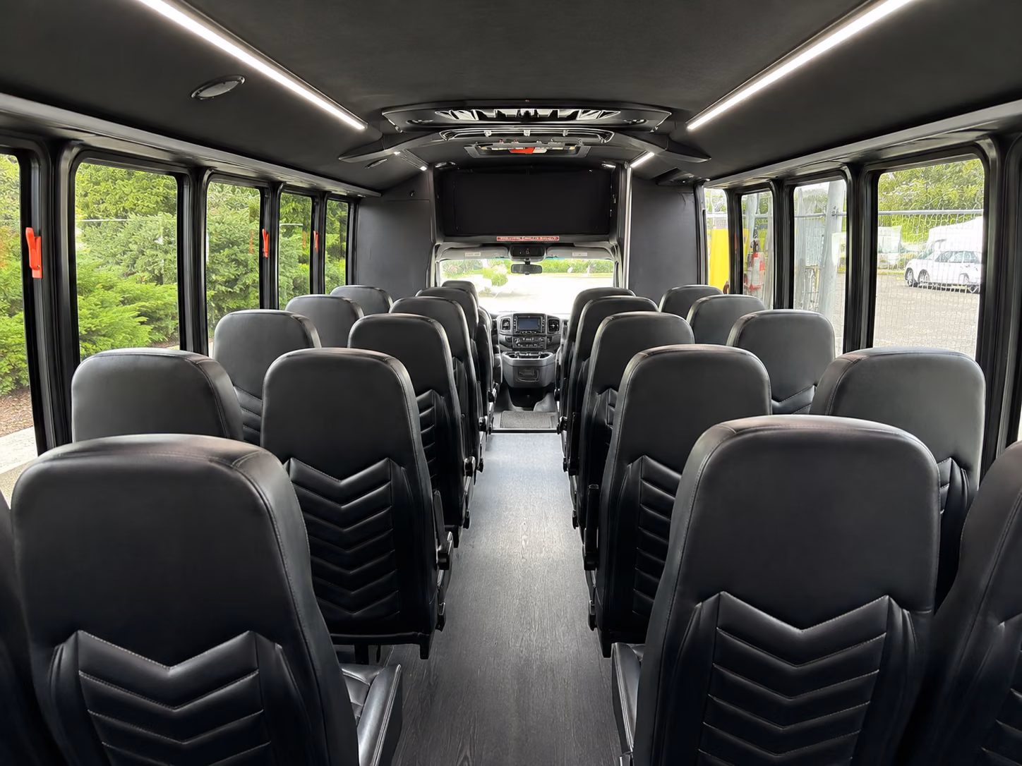 jurupa valley 18 passenger minibus interior