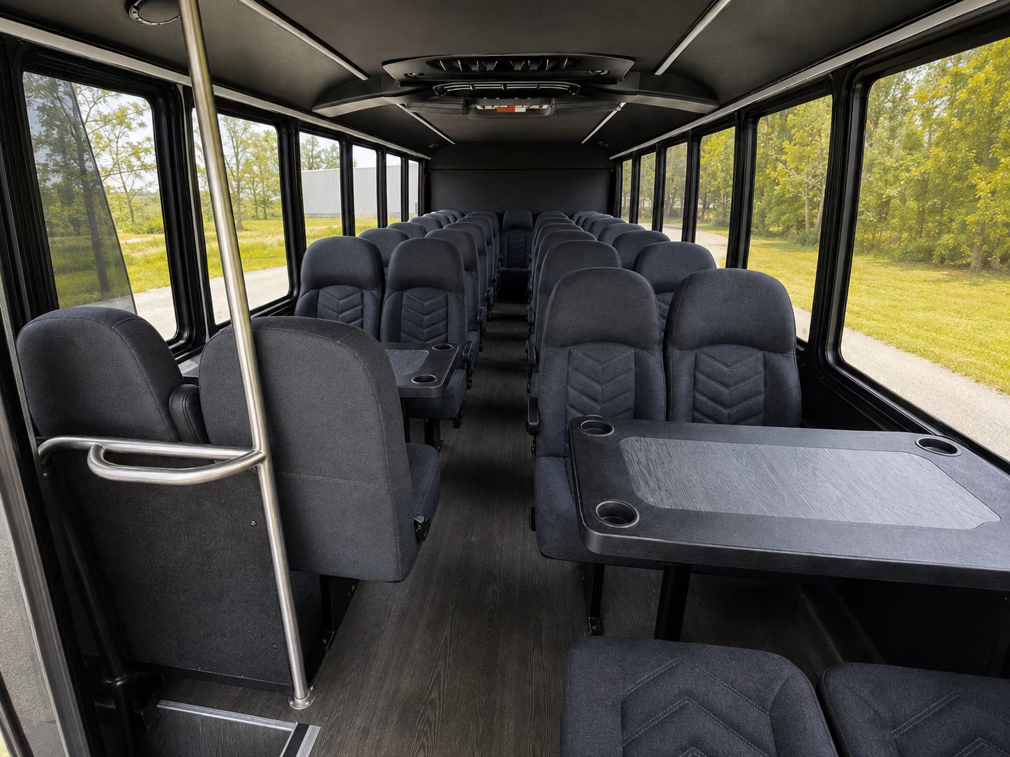 jurupa valley 20 passenger minibus inside