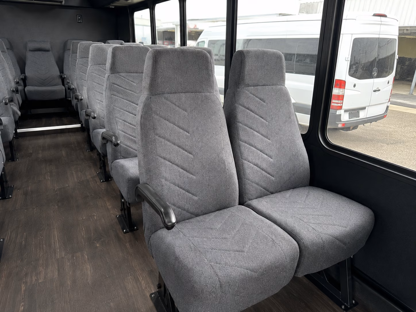 jurupa valley 20 passenger minibus interior