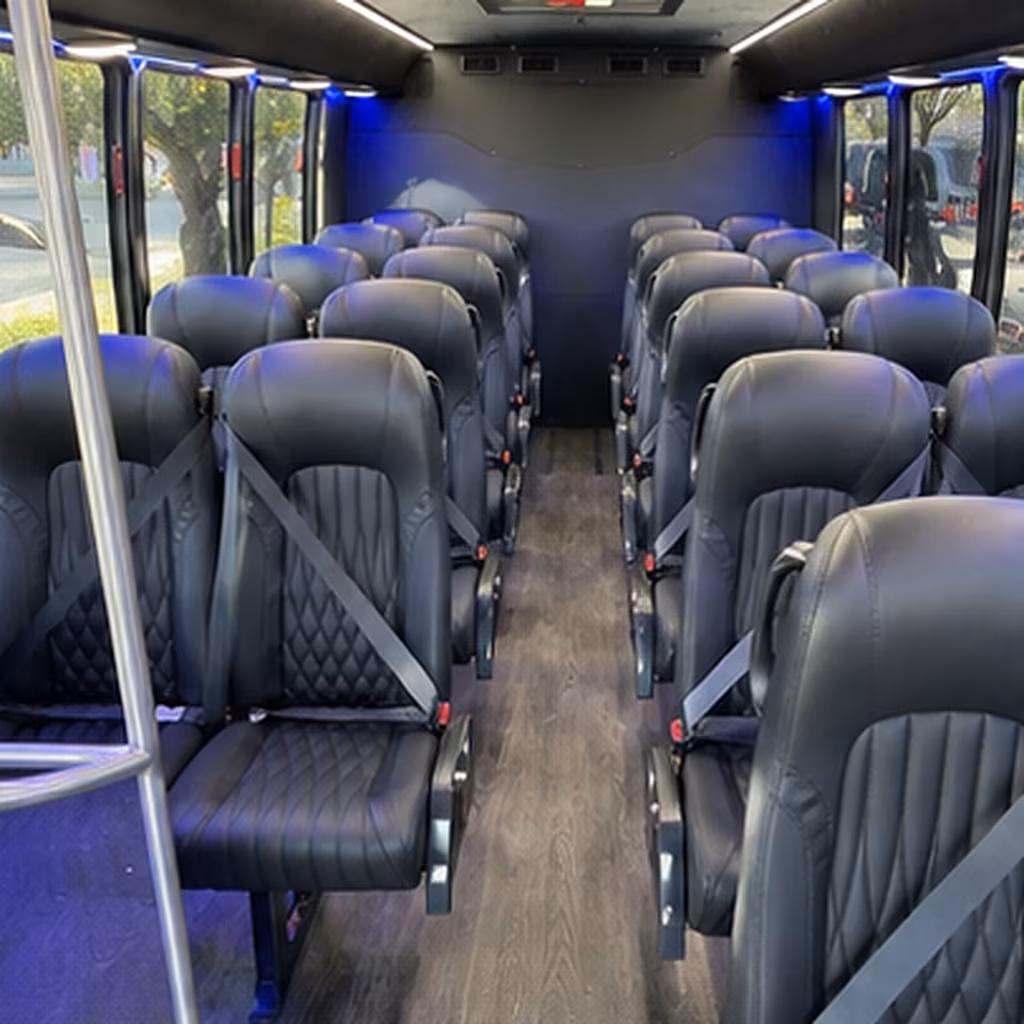 jurupa valley 25 passenger minibus inside