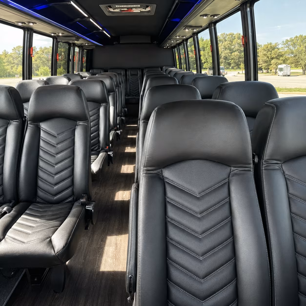 jurupa valley 30 passenger minibus inside