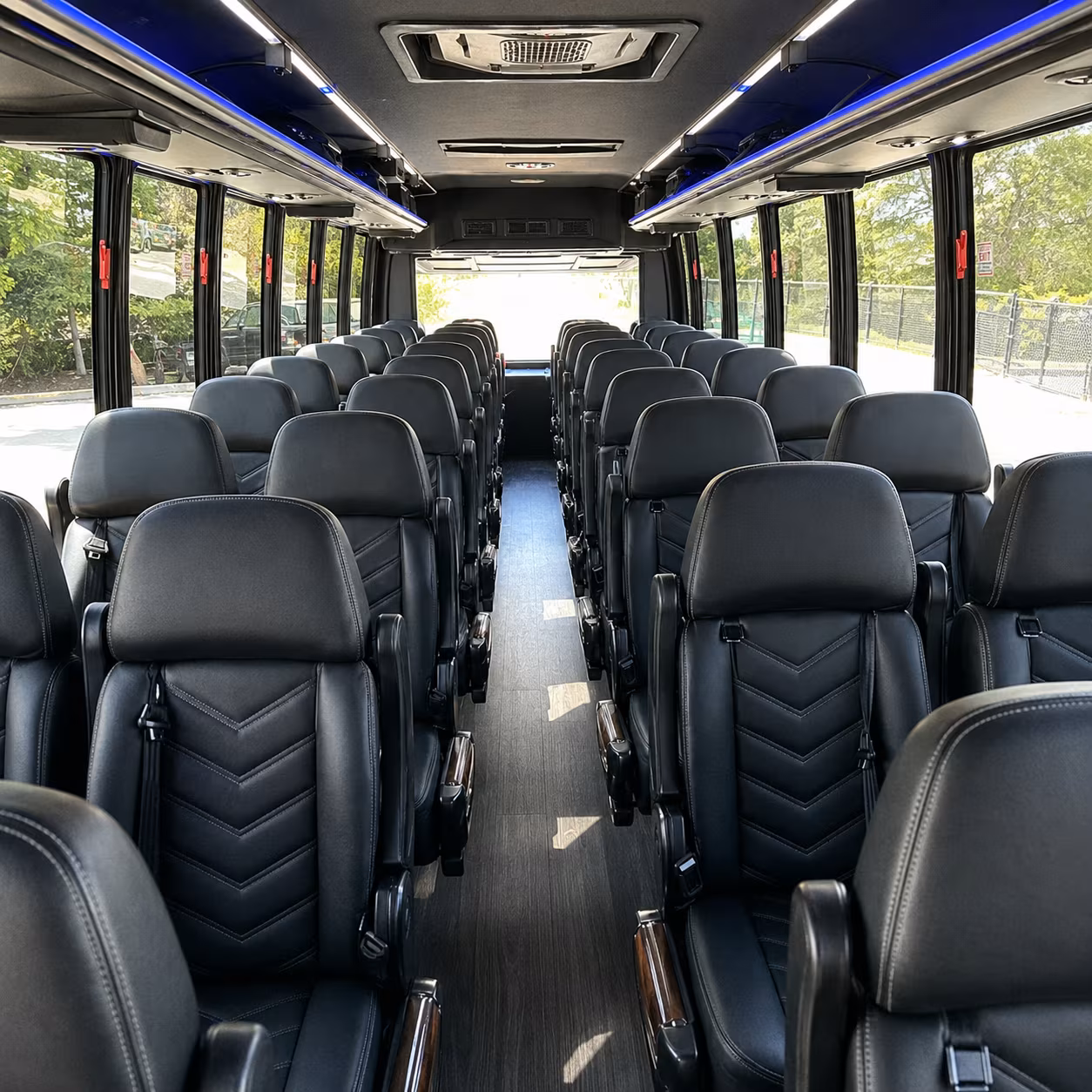 jurupa valley 35 passenger minibus interior