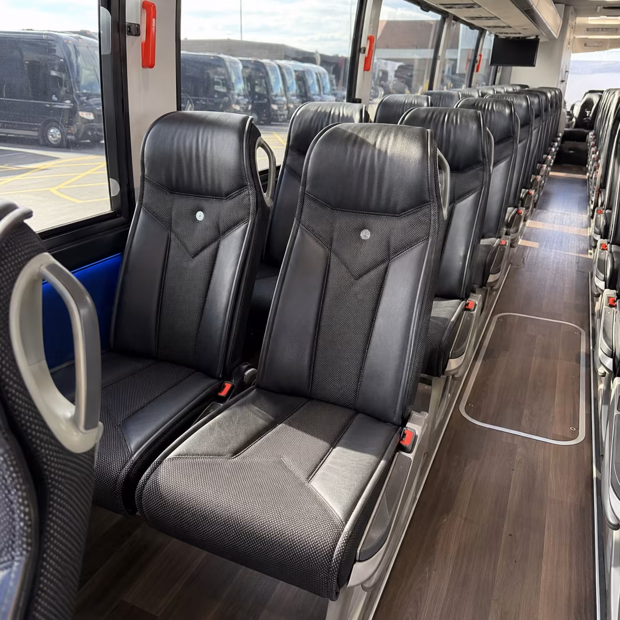 jurupa valley 40 passenger charter bus interior
