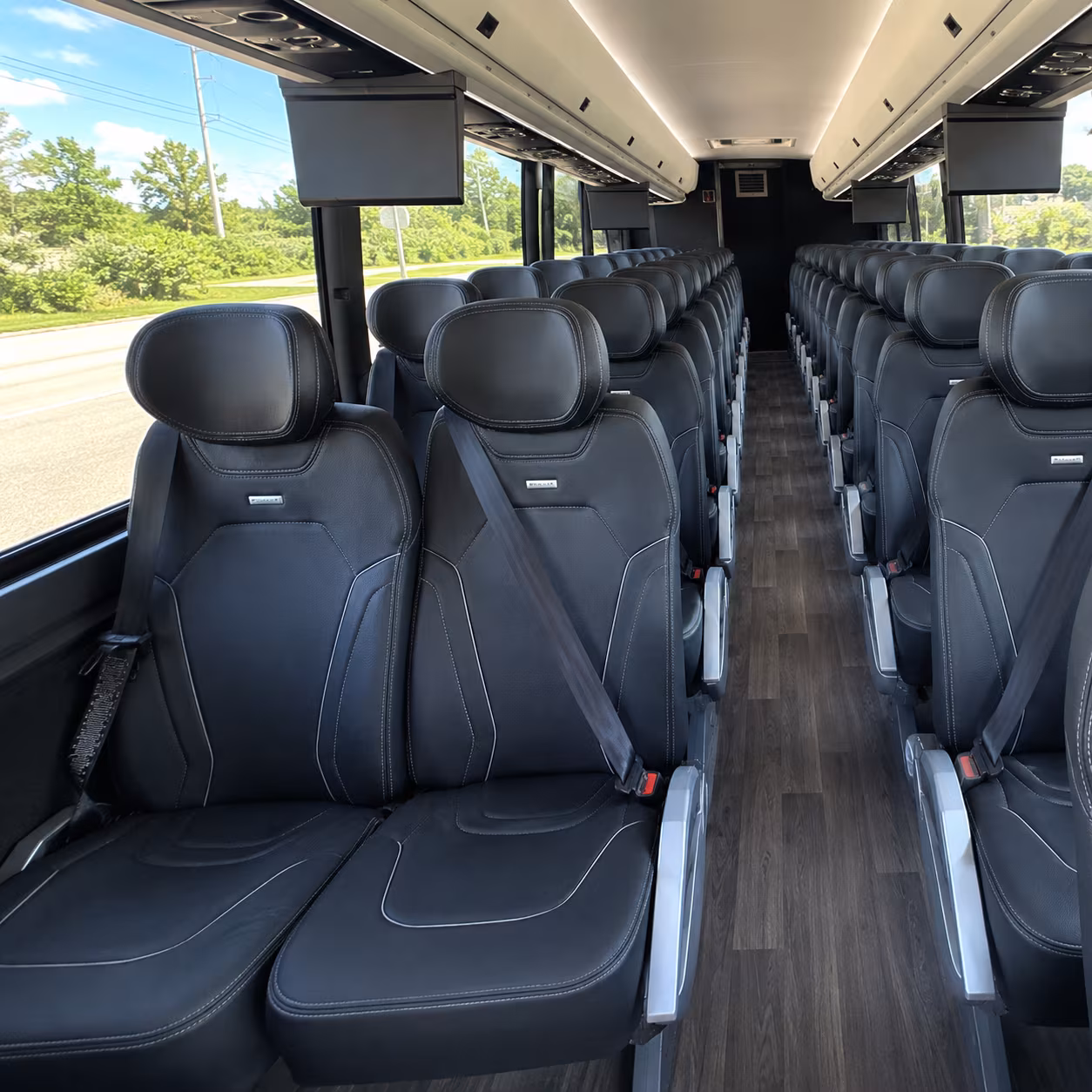 jurupa valley 47 passenger charter bus inside