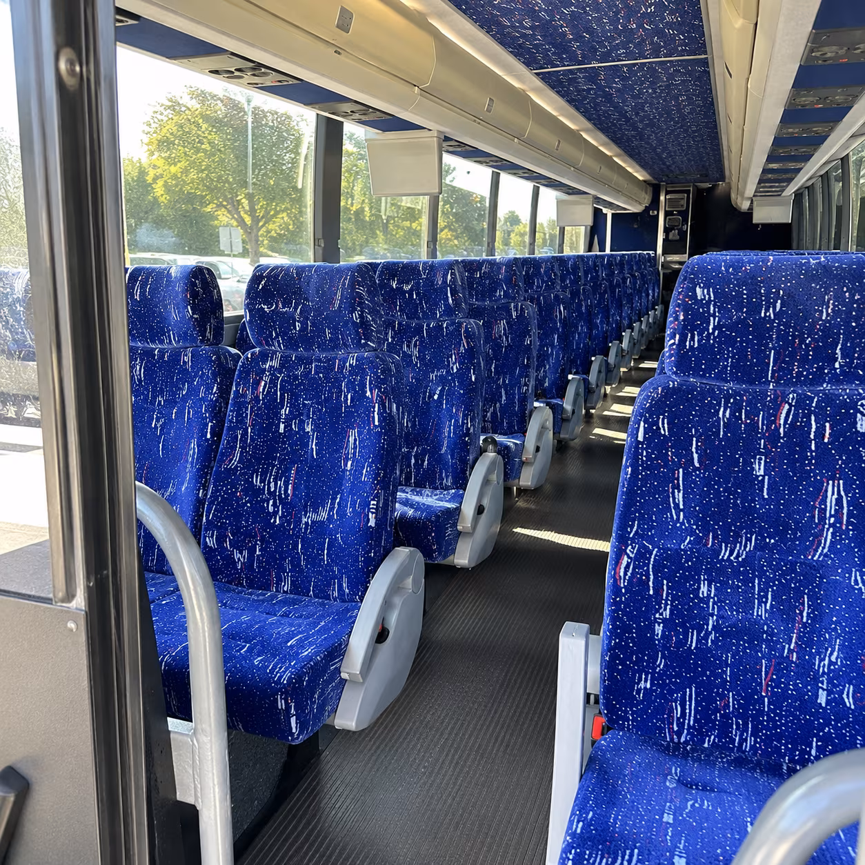 jurupa valley 50 passenger charter bus inside