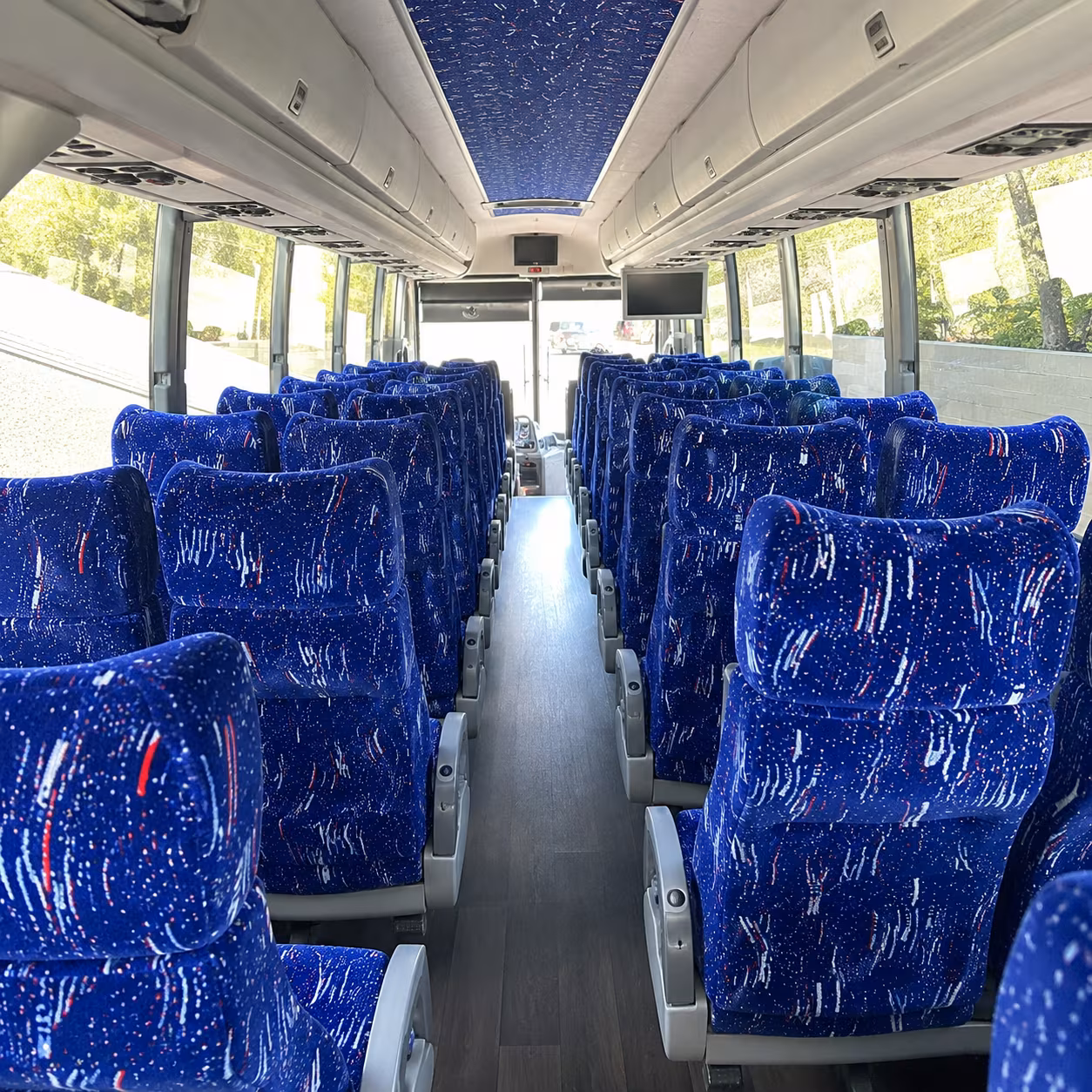 jurupa valley 50 passenger charter bus interior