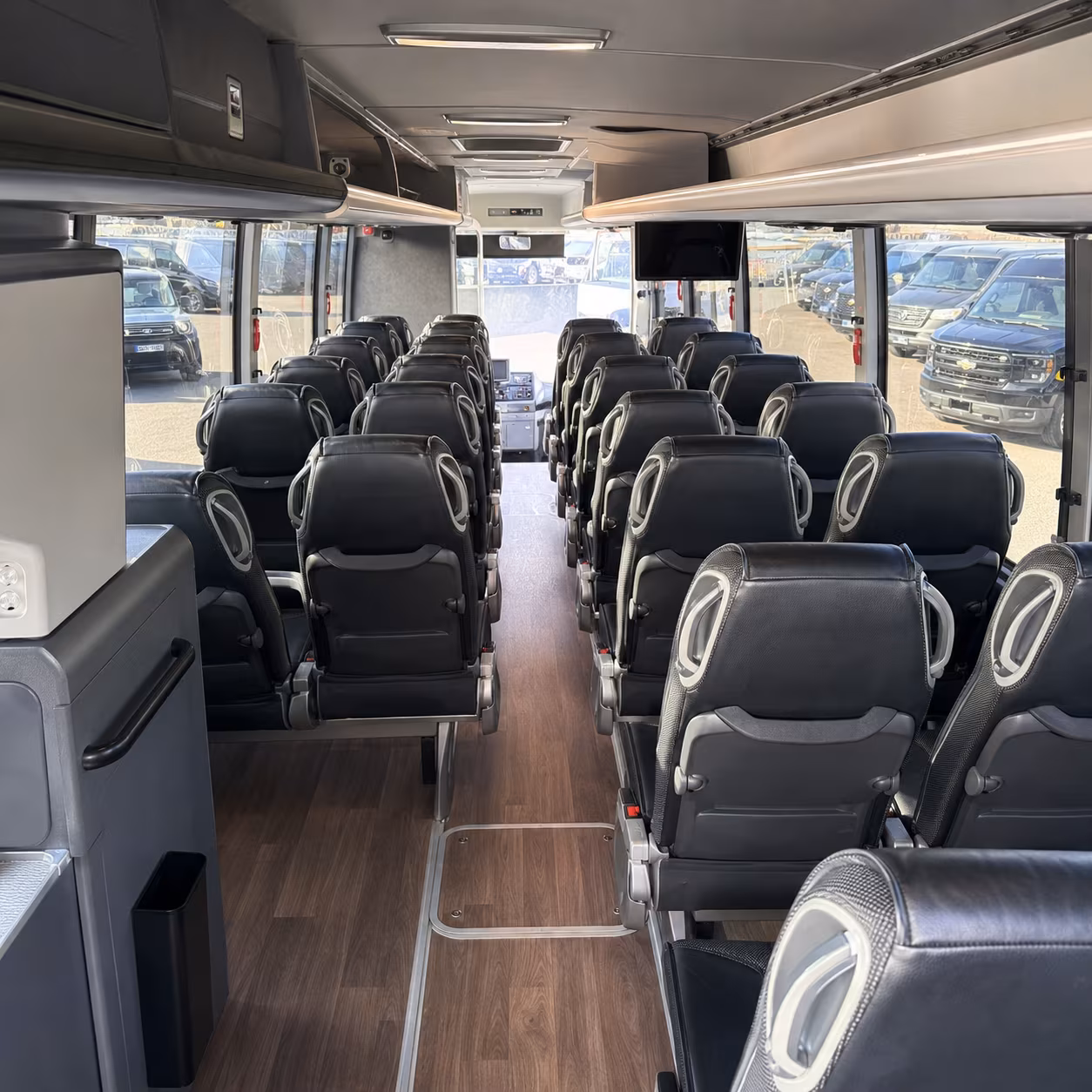 jurupa valley charter bus inside