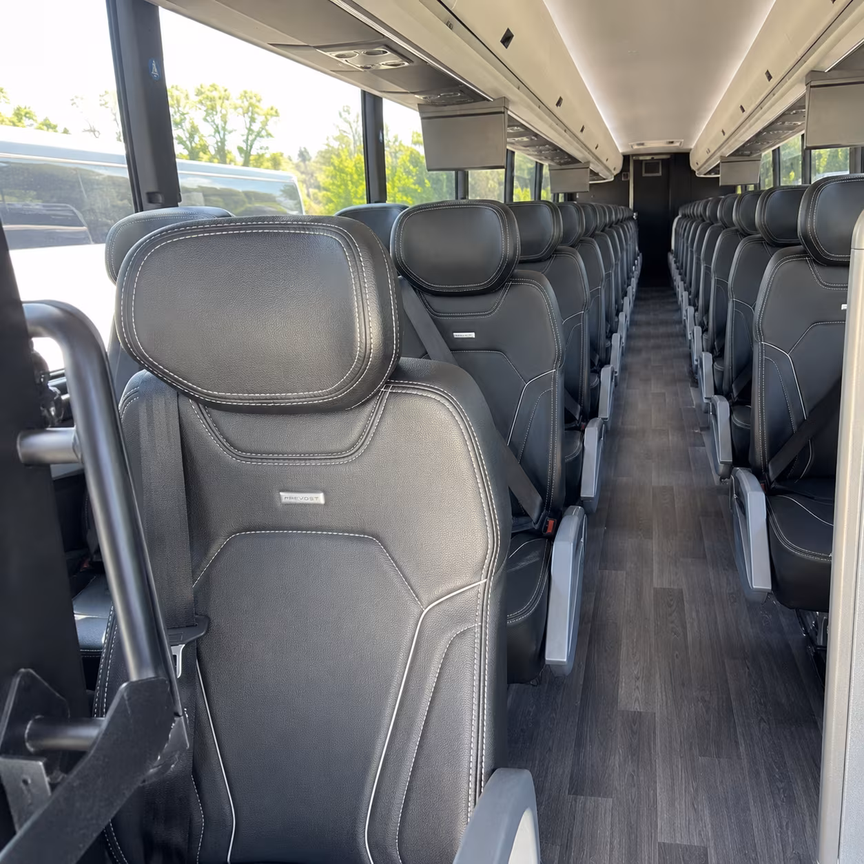 jurupa valley charter bus interior