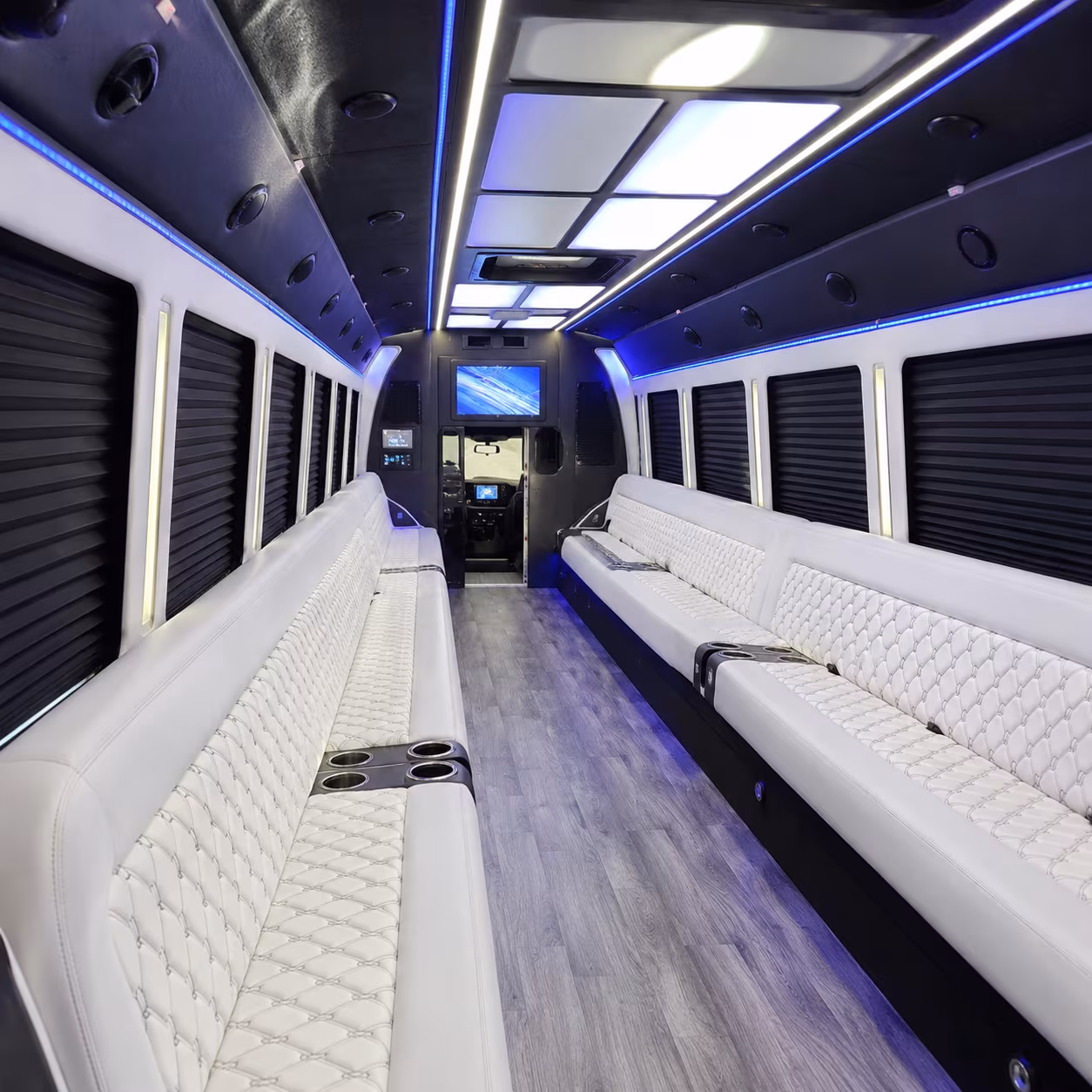 jurupa valley party bus interior
