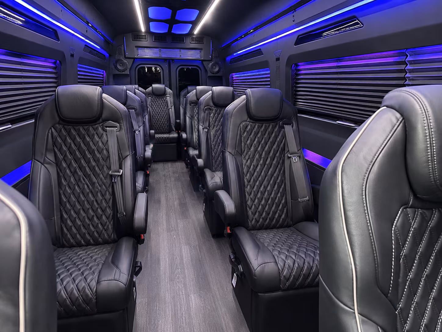jurupa valley sprinter van with driver inside
